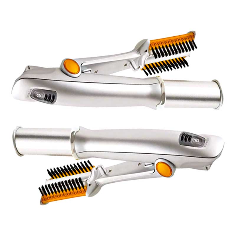 Professional 2 in 1 Rotating Iron and Hair Styling Brush