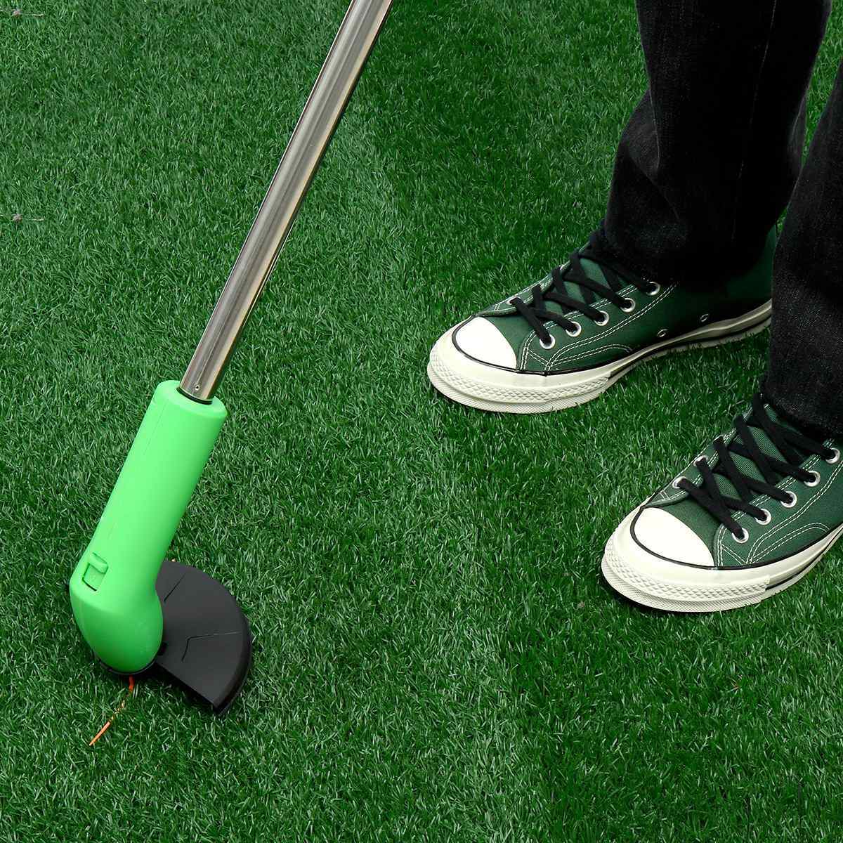 Cordless Electric Grass Trimmer – Rechargeable Handheld Weed Cutter for Lawn Edges & Garden