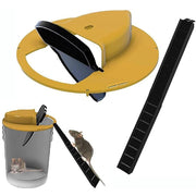 Auto Reset Bucket Lid Mouse Trap | Flip and Slide Humane Multi-Catch Catcher