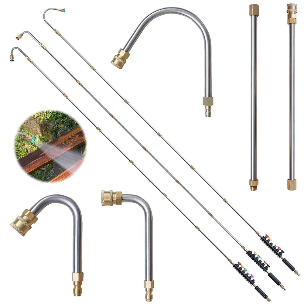 4000 PSI Telescoping Pressure Washer Wand | Gutter & Roof Cleaner