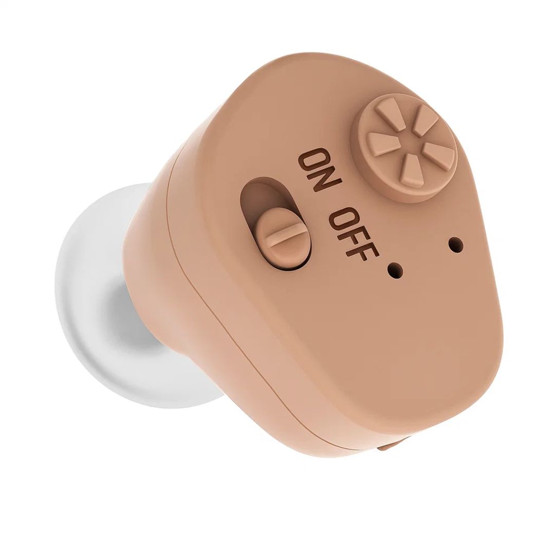 Rechargeable ITE Hearing Amplifier | Noise Reduction In-Ear Device for Seniors
