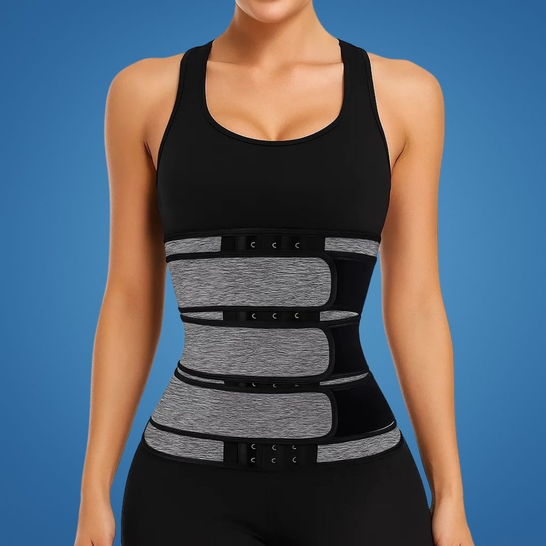 Breathable Neoprene Waist Trainer Belt – Triple Compression Support Band for Workouts & Postpartum Recovery