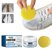 White Shoe Cleaning Cream 2-Pack – Gentle No-Water Stain Remover for Sneakers, Leather & Canvas