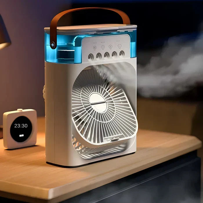 Air cooler with 7-color LED mood lighting