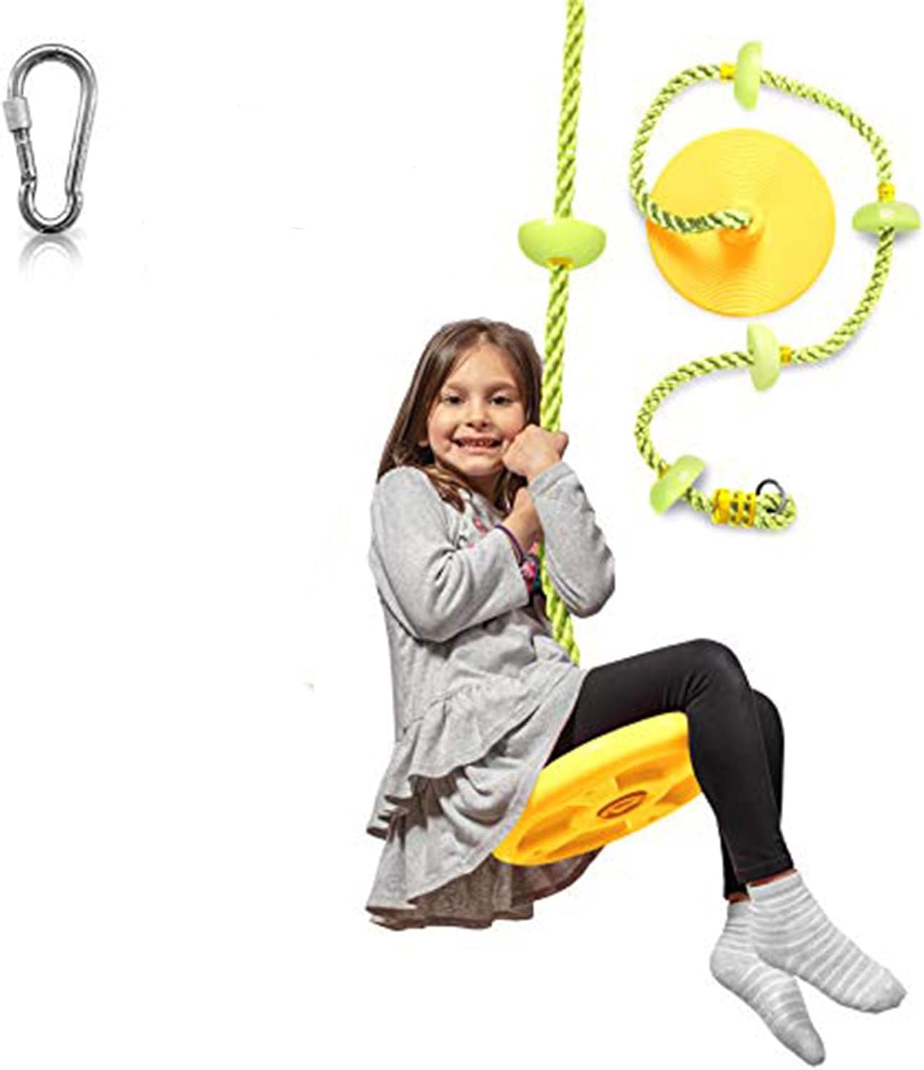 Tree Climbing Rope Swing Set | Outdoor Playset with Platforms & Foot Holds