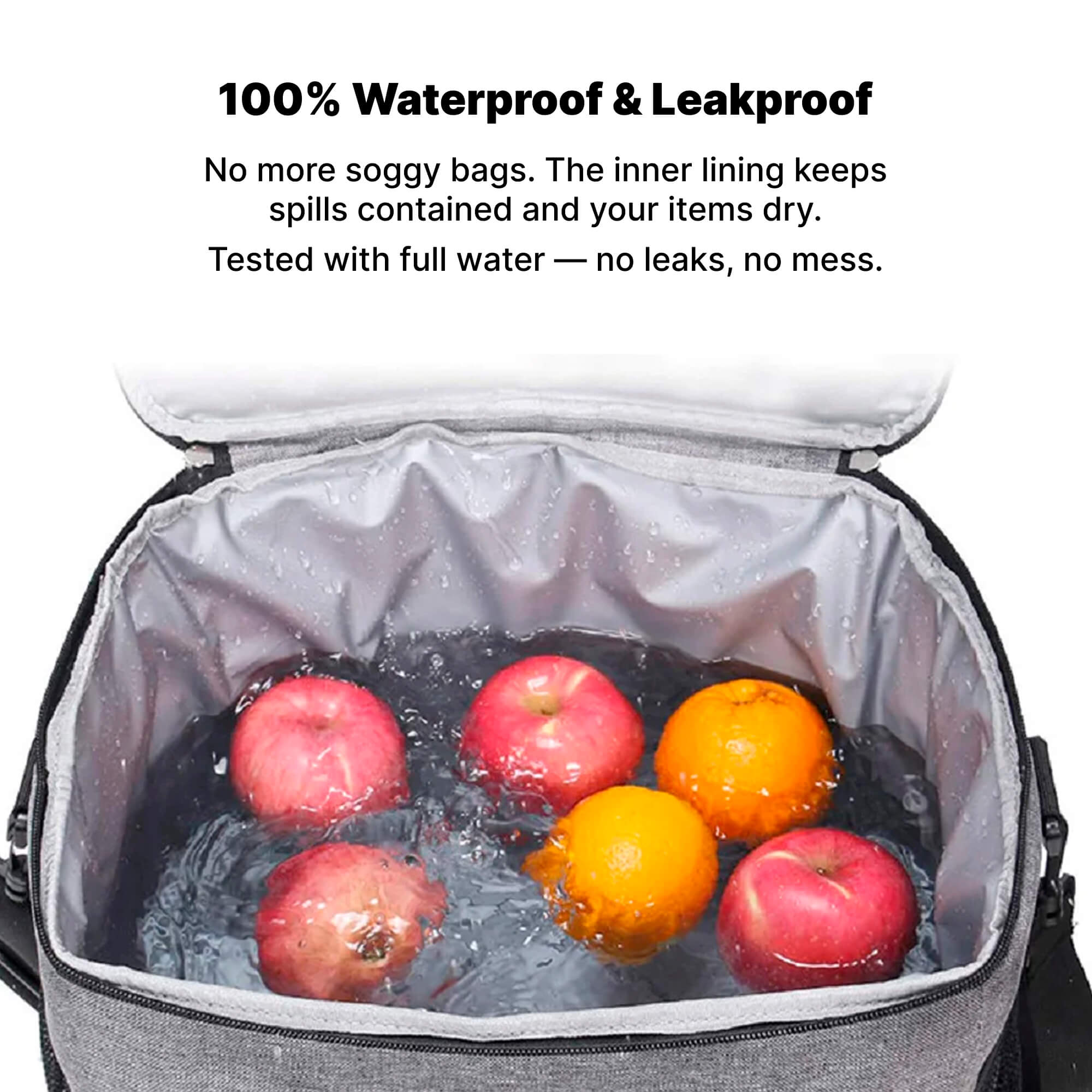 33L Waterproof Insulated Cooler Bag | Picnic, Beach & Camping Tote