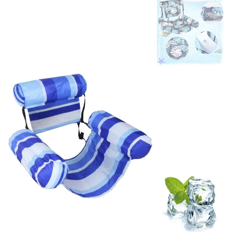 Inflatable Pool Float Chair and Floating Water Lounger