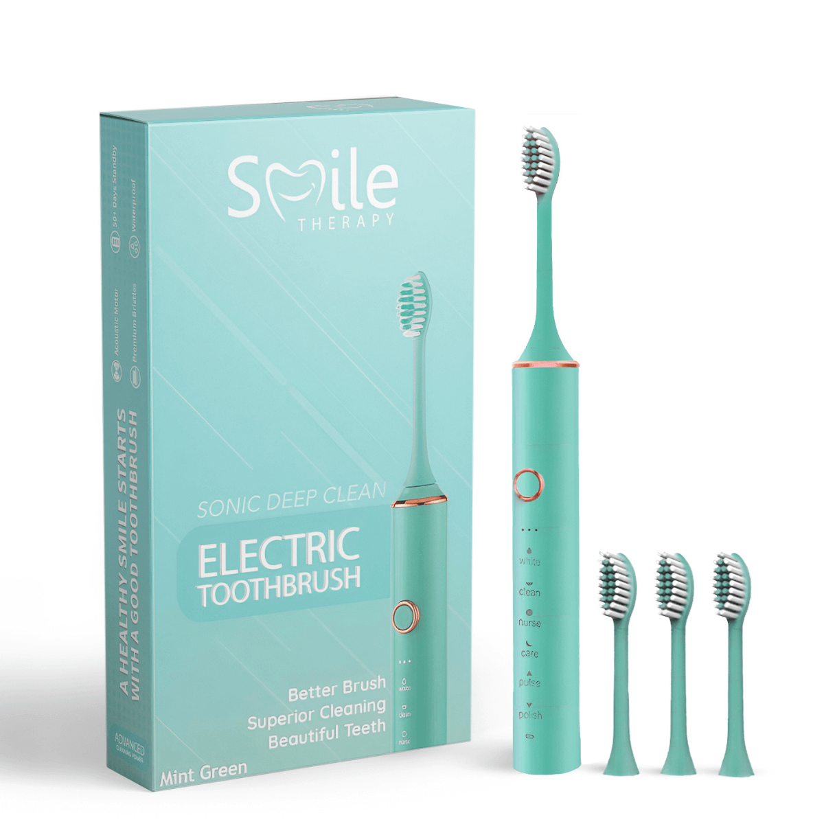 Rechargeable Sonic Electric Toothbrush | 6-Mode Whitening & Timer