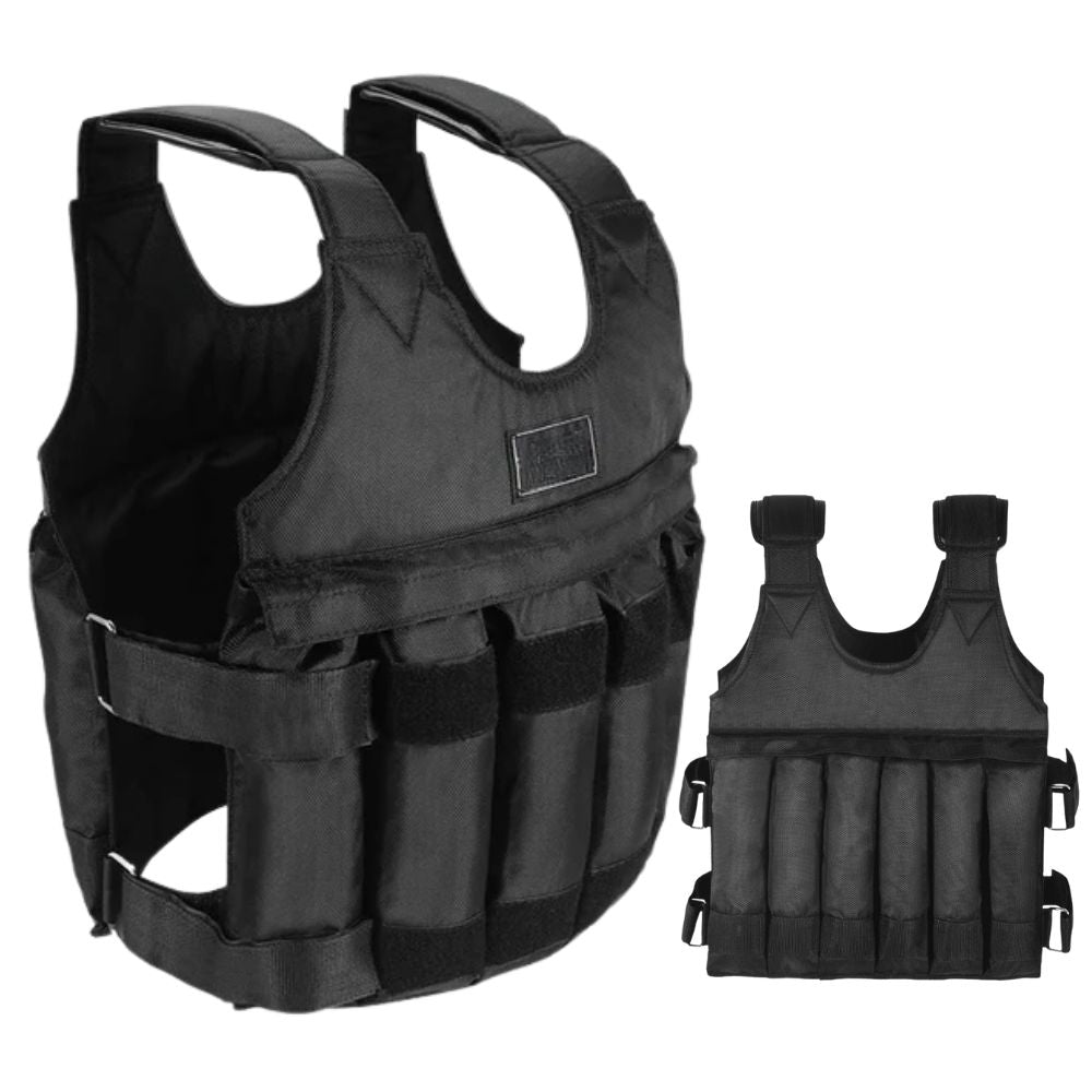 Adjustable Weighted Vest for Exercise and Fitness with 110 Pounds