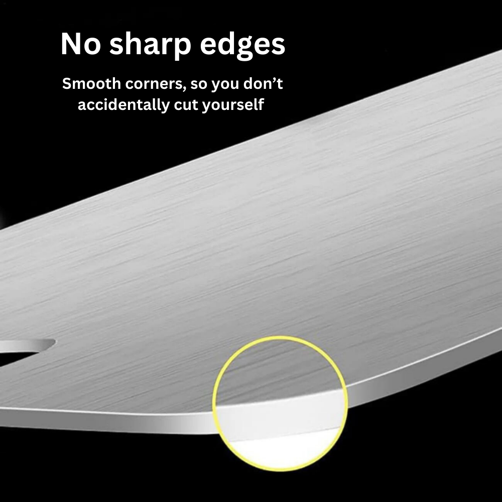 Medical-Grade Titanium Cutting Board | Nonporous Chopping Block