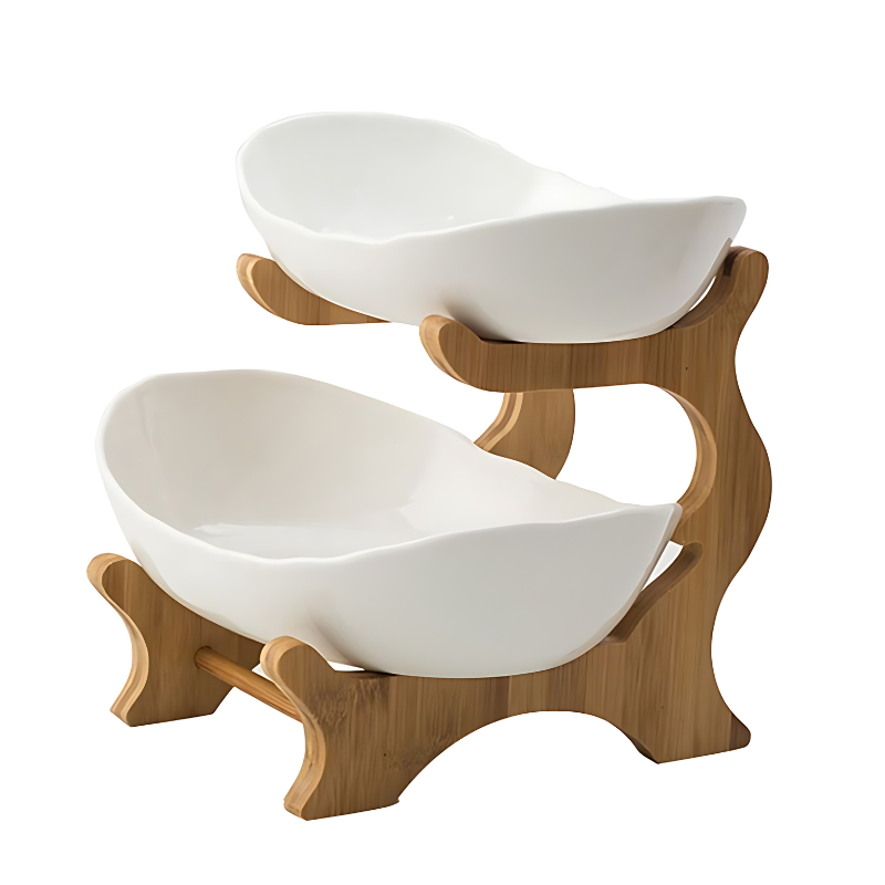 Three Tiered Fruit Bowl Stand for Kitchen Organization