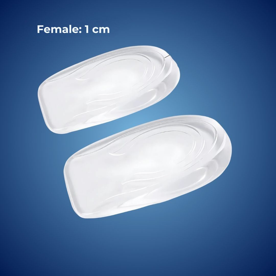 Silicone Gel Heel Lifts | Height Increase Insoles & Plantar Fasciitis Cups