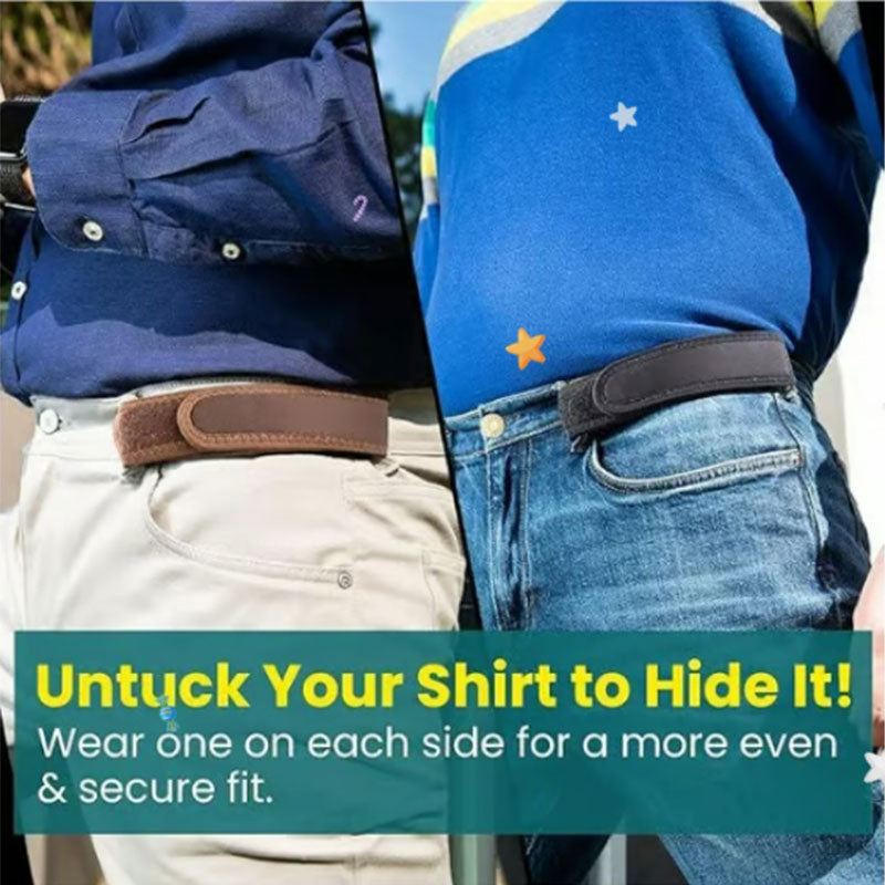 Buckleless Stretch Elastic Belt | Invisible No-Show Jeans Belt