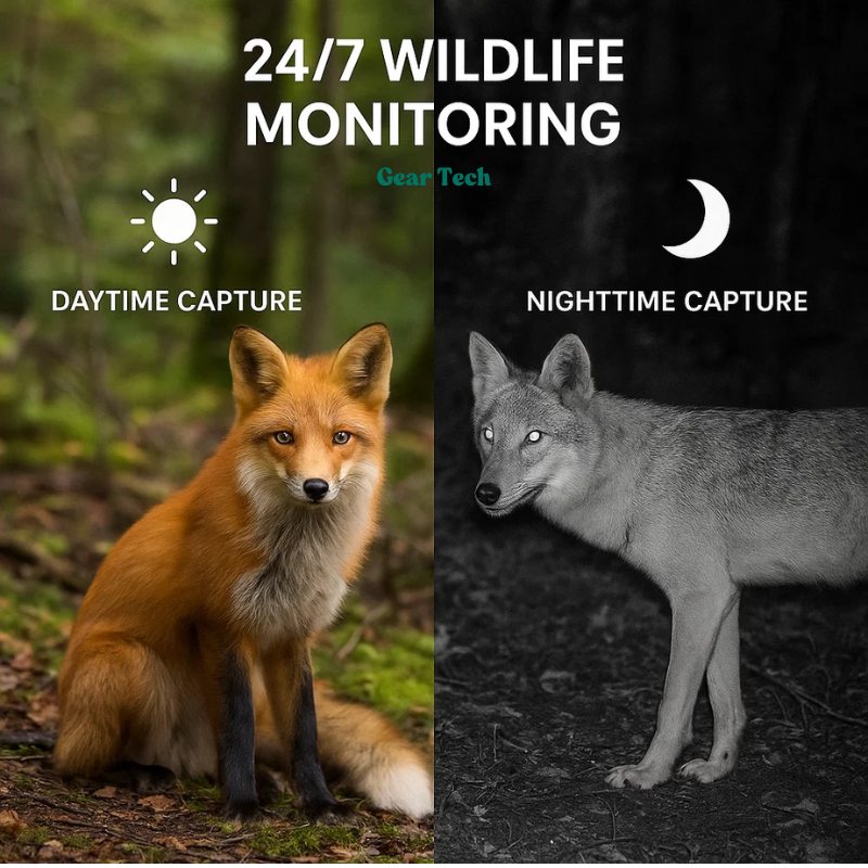 Outdoor Night Vision Trail Camera | Waterproof Wildlife Game Cam