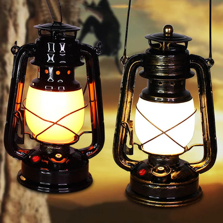 Rechargeable LED Camping Lantern – Waterproof Portable Light with Warm & Flame Modes for Outdoor Adventures