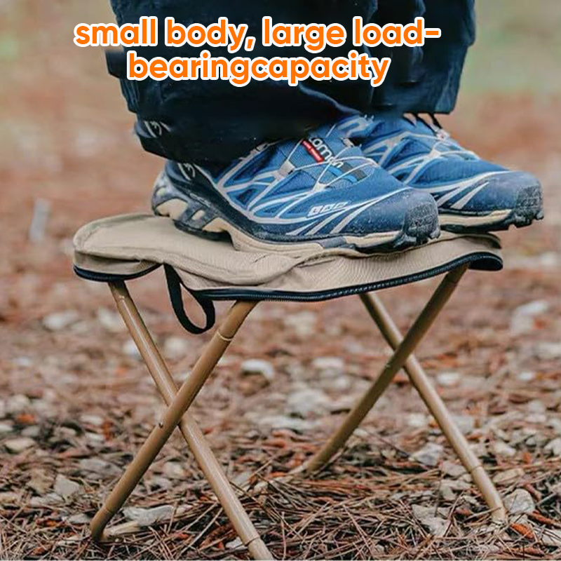 Foldable Backpack Stool and Portable Chair for Camping and Fishing
