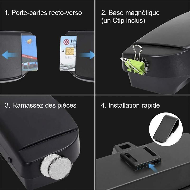 Universal Car Visor Sunglasses Case – One-Press Eyewear Holder & Organizer for Car, SUV & Truck