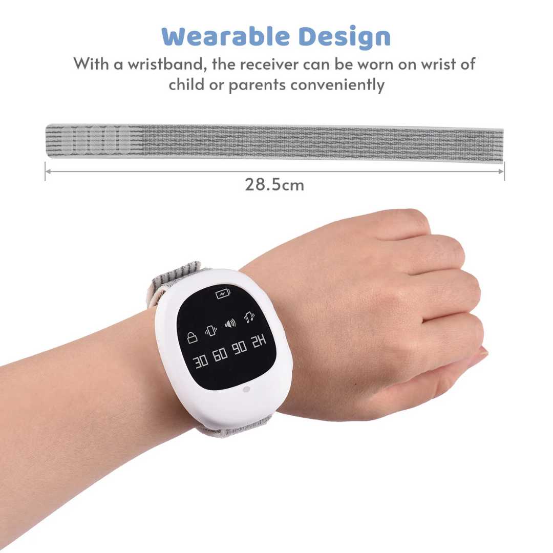 Wireless Bedwetting Alarm | Kids Enuresis Sensor & Remote Receiver