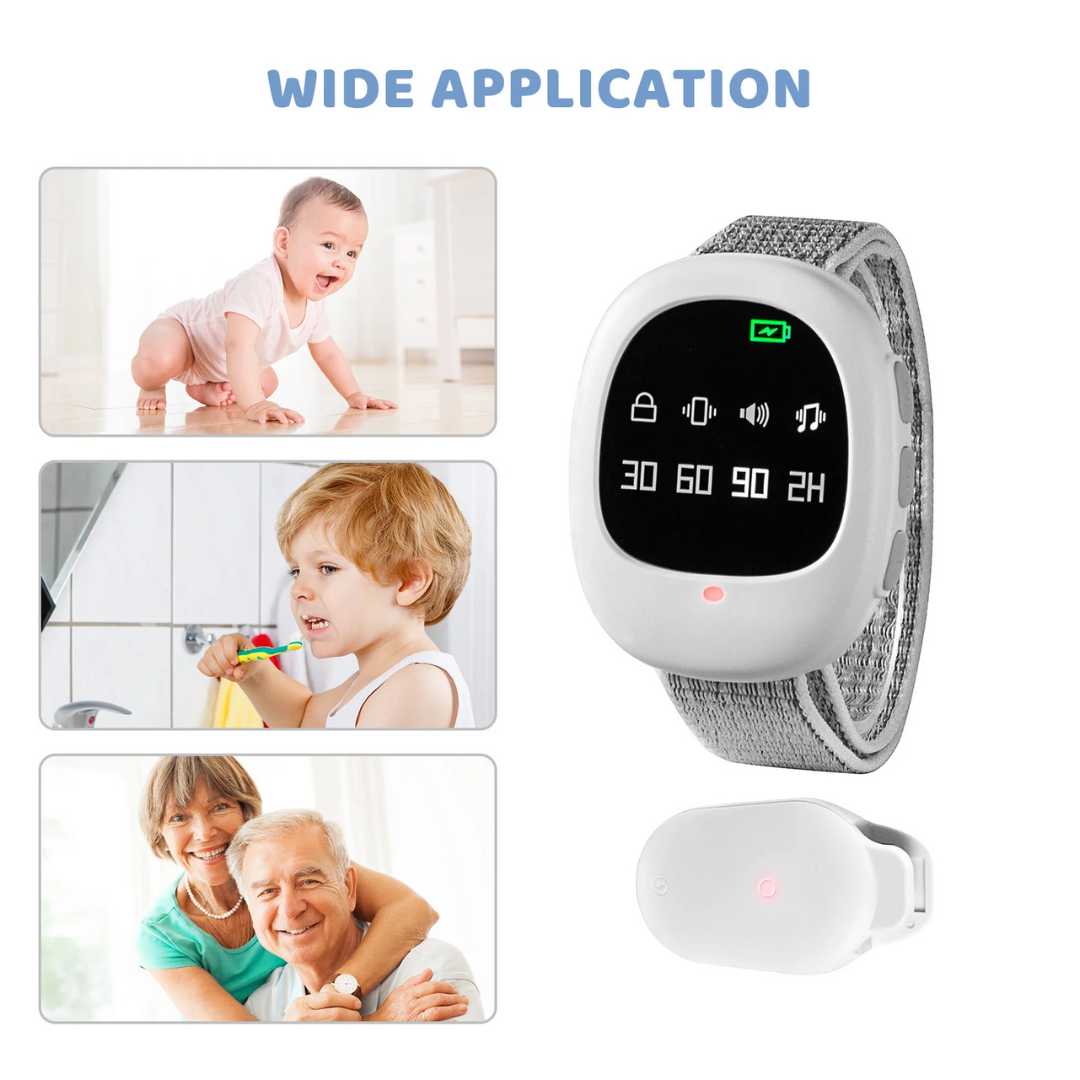 Wireless Bedwetting Alarm | Kids Enuresis Sensor & Remote Receiver
