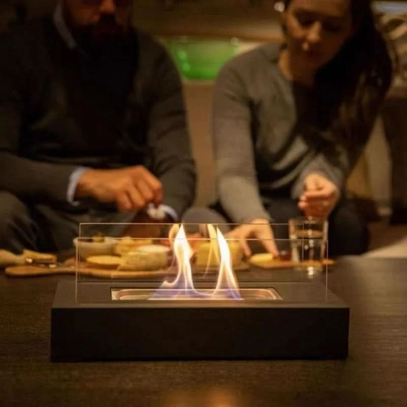 Tabletop Bioethanol Fire Pit | Smokeless Indoor & Outdoor Fireplace