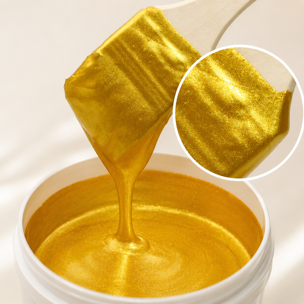 Elegant Water Based Metallic Gold Paint with Brush – Rich Long-Lasting Finish for DIY Crafts & Home Décor