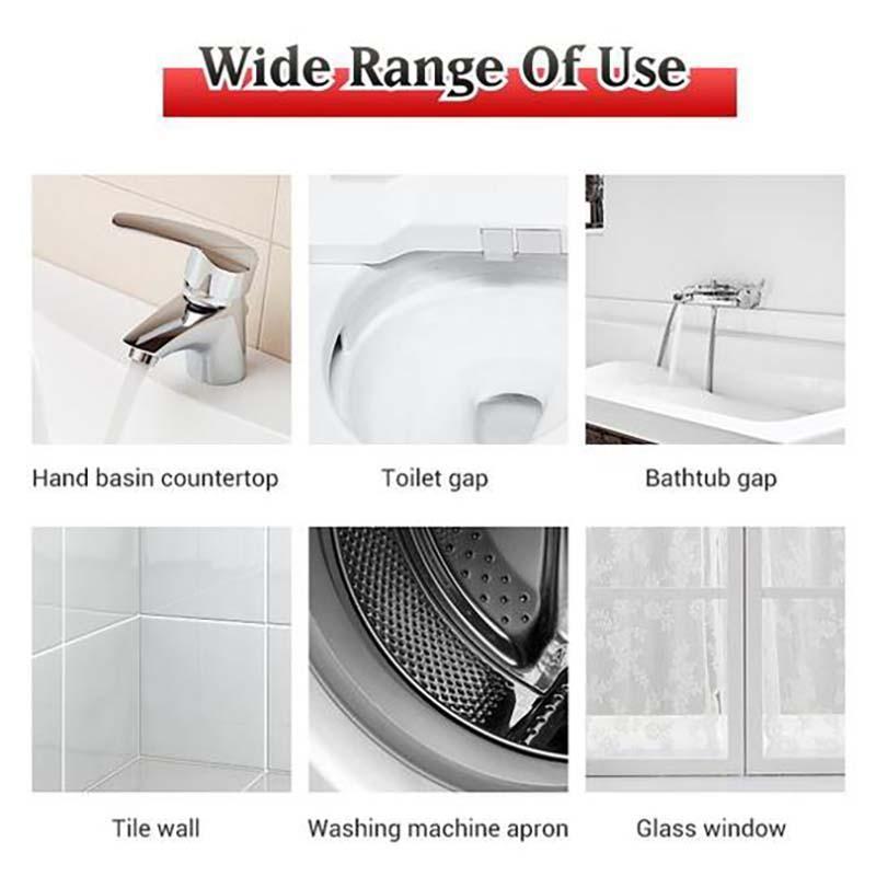 Mold & Mildew Remover Gel for Bathroom Grout, Tile & Caulk – No-Scrub Deep Cleaning Formula