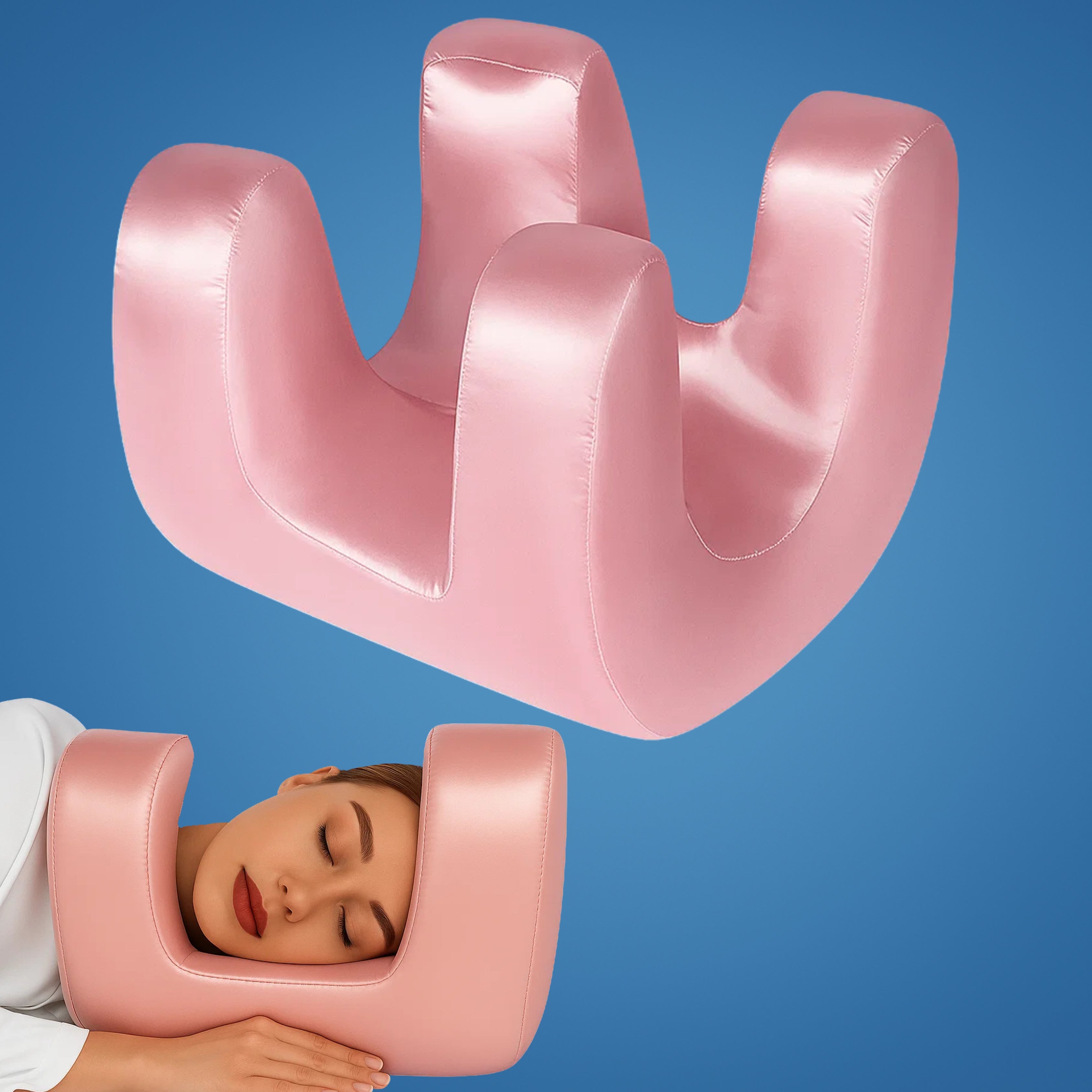 Anti-Wrinkle Beauty Pillow | Cooling Memory Foam Contour & Skin Care Support