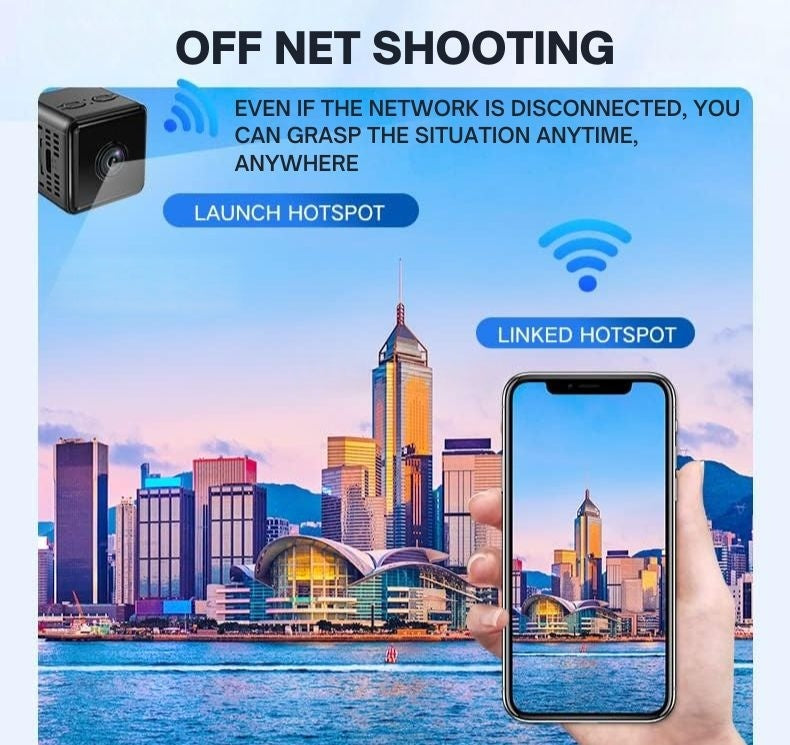 Weatherproof Wireless WiFi Security Camera with 1080p HD Video