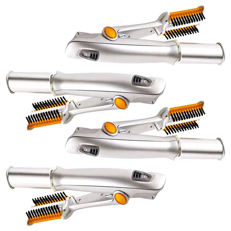 Professional 2 in 1 Rotating Iron and Hair Styling Brush
