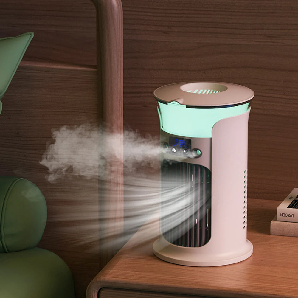 Mini portable air cooler fan