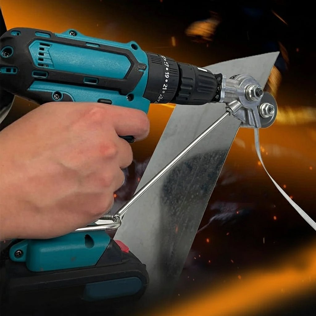 Sheet Metal Cutter Drill Attachment and Professional Nibbler Tool