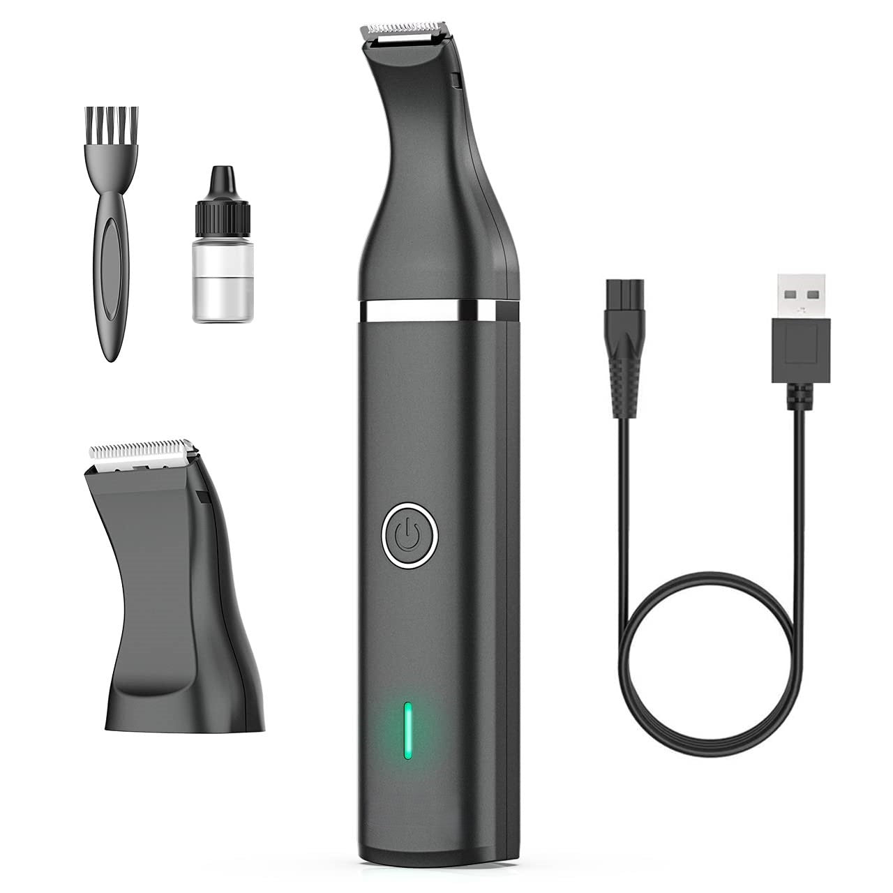 Quiet Cordless Pet Grooming Clipper with Dual Blades – Low-Noise Rechargeable Trimmer for Dogs & Cats at Home
