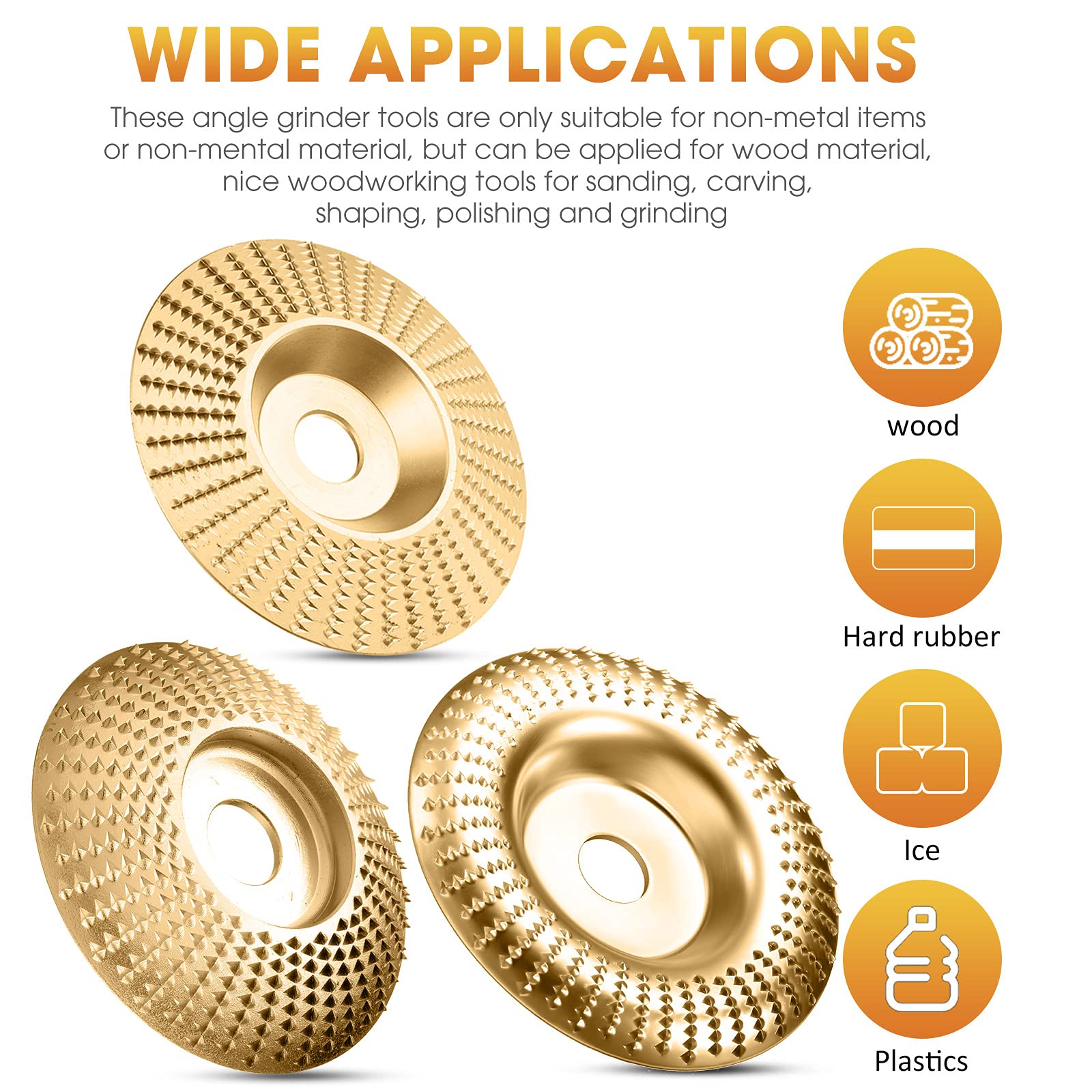Tungsten Carbide Wood Carving Disc and Grinding Wheel