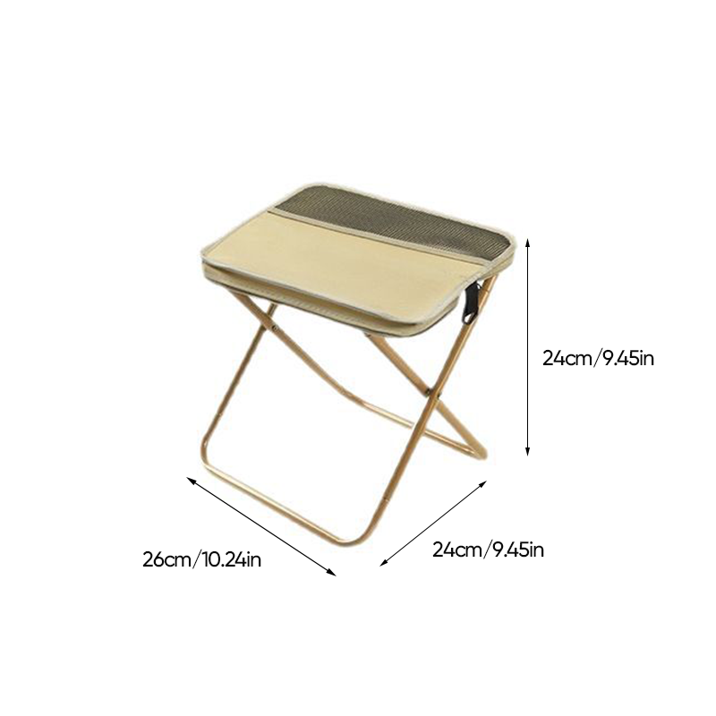 Foldable Backpack Stool and Portable Chair for Camping and Fishing