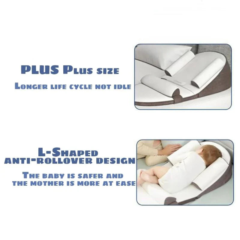 Infant Bed Wedge Pillow | Baby Sleep Positioner & Reflux Support