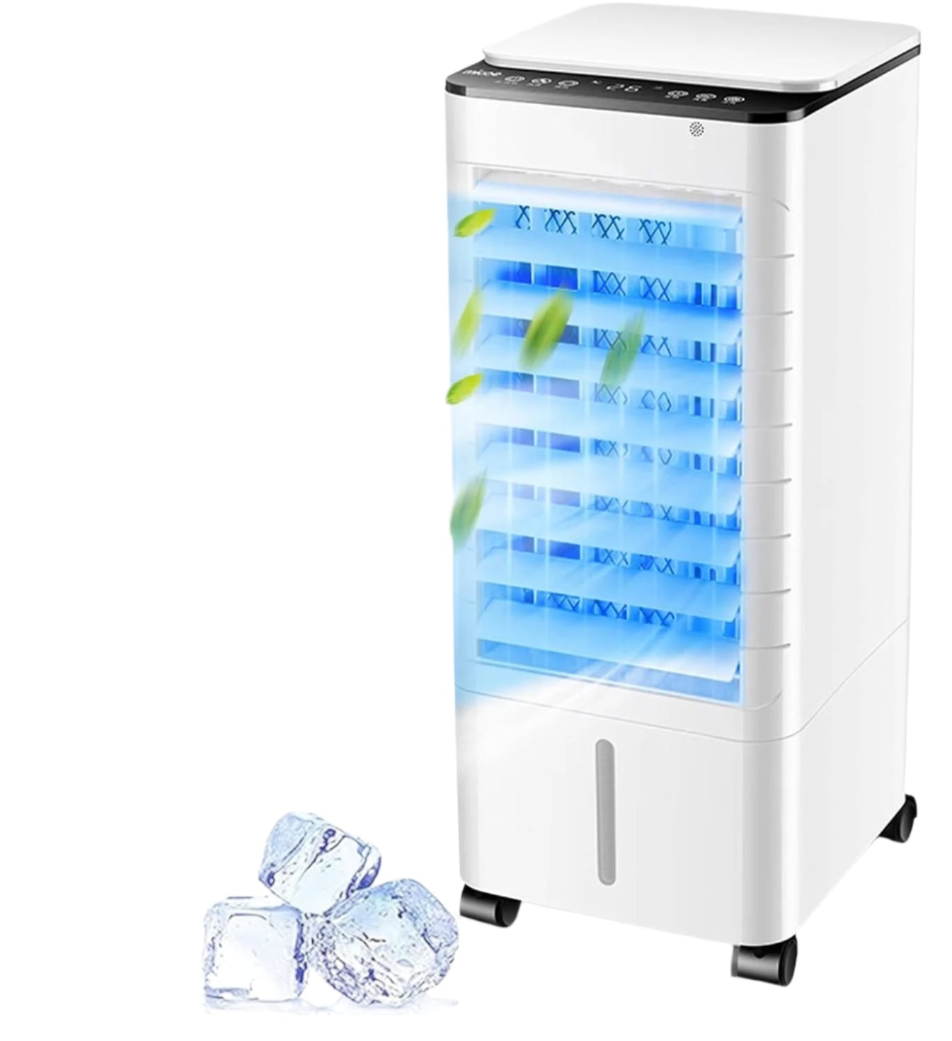 3-in-1 evaporative air cooler with large water tank