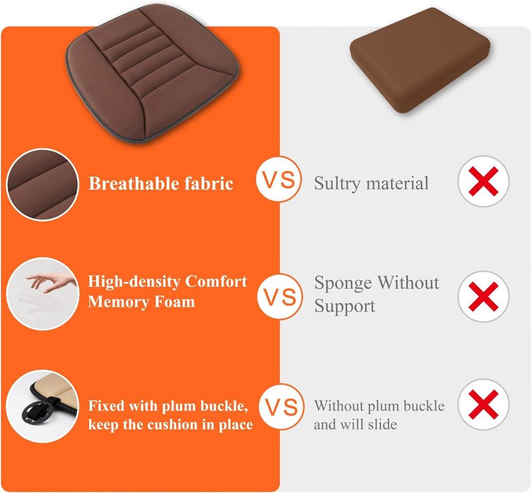 Memory Foam Car Seat Cushion | Orthopedic Tailbone & Sciatica Pad