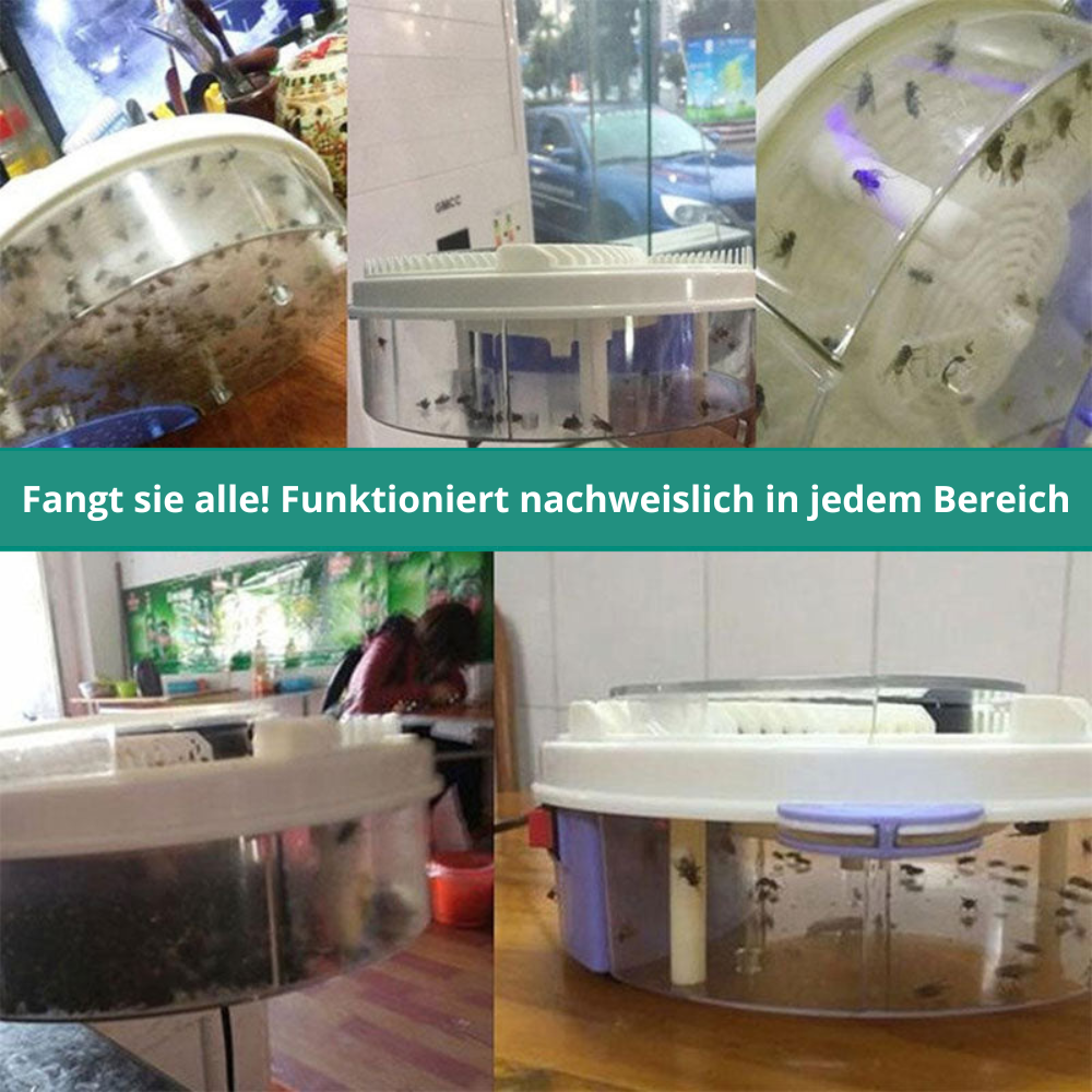 Automatic Rotating Fly Trap | Electric Fruit Fly Catcher & Killer