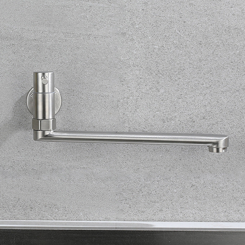 Swivel Pot Filler Kitchen Faucet – Wall-Mounted Stainless Steel Single-Handle Folding Tap for Stove & Sink