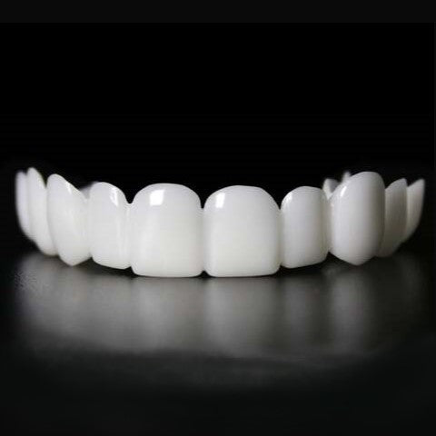 Snap-On Veneers for Upper and Lower Teeth with Removable Smile Cover