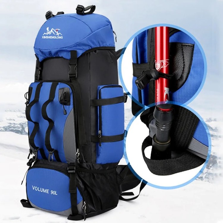 Hikinoken 90L Waterproof Hiking Backpack | Ultralight Camping Rucksack