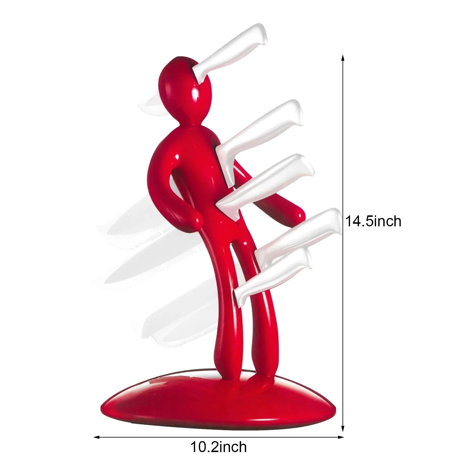 Humanoid Knife Block Holder | Unique Kitchen Cutlery Stand