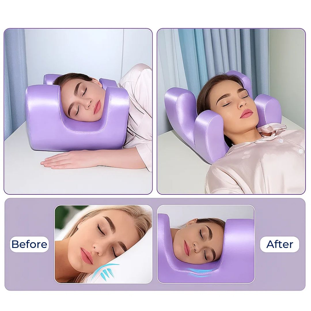 Anti-Wrinkle Beauty Pillow | Cooling Memory Foam Contour & Skin Care Support