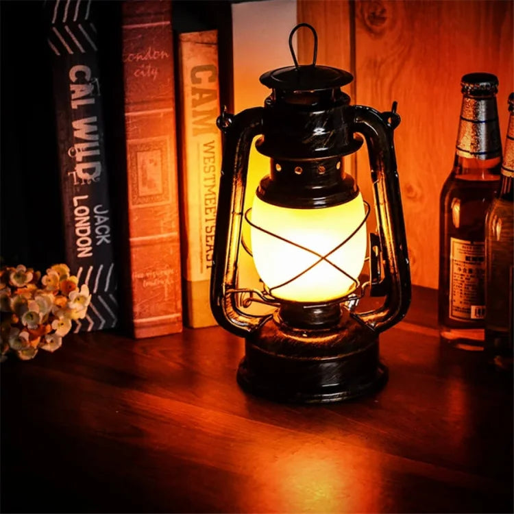 Rechargeable LED Camping Lantern – Waterproof Portable Light with Warm & Flame Modes for Outdoor Adventures