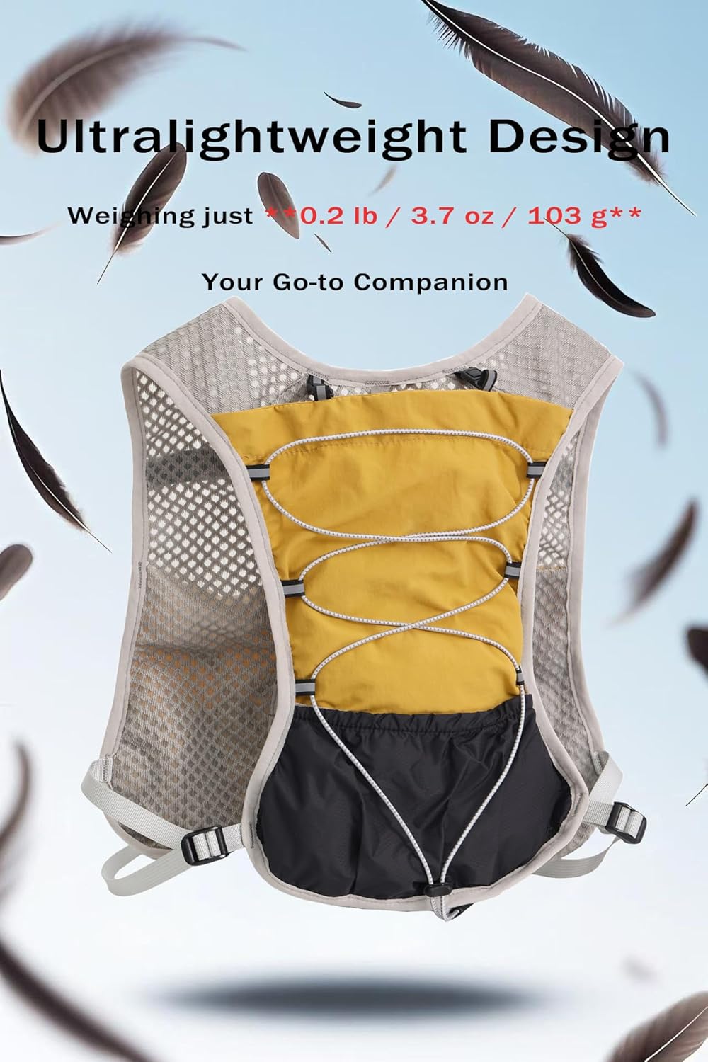 Hydration Running Vest | Marathon & Hiking Water Backpack (2L Bladder)