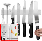 Stainless Steel Magnetic Knife Holder for Wall or Fridge 14 Inch
