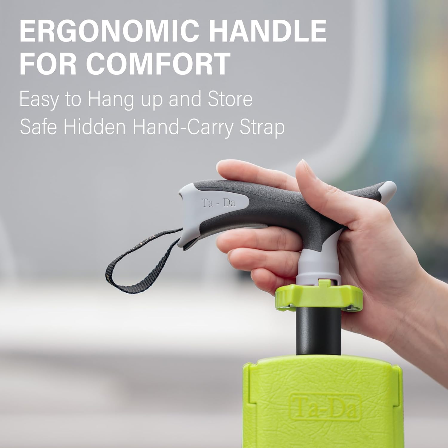 Trekking Pole with Folding Seat | Portable Walking Stick Chair