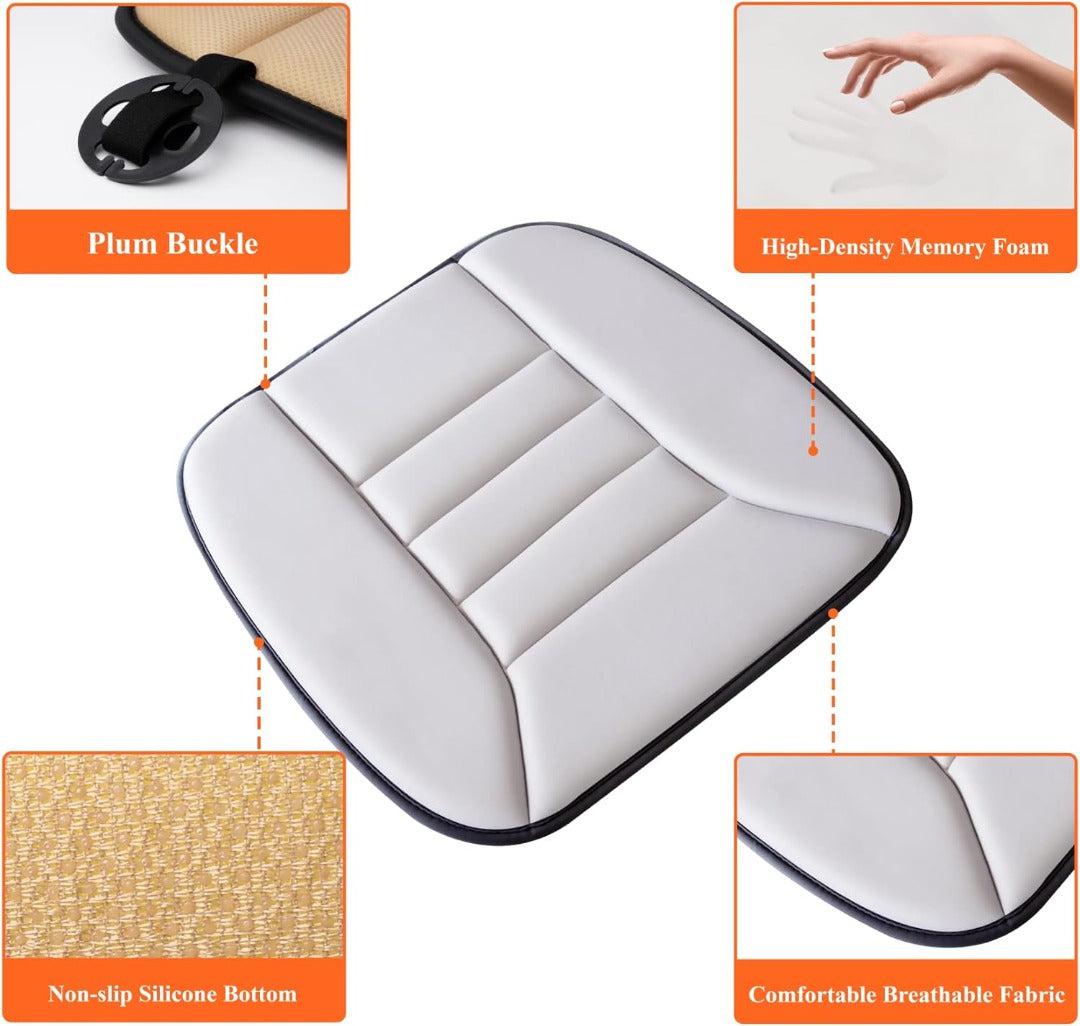 Memory Foam Car Seat Cushion | Orthopedic Tailbone & Sciatica Pad