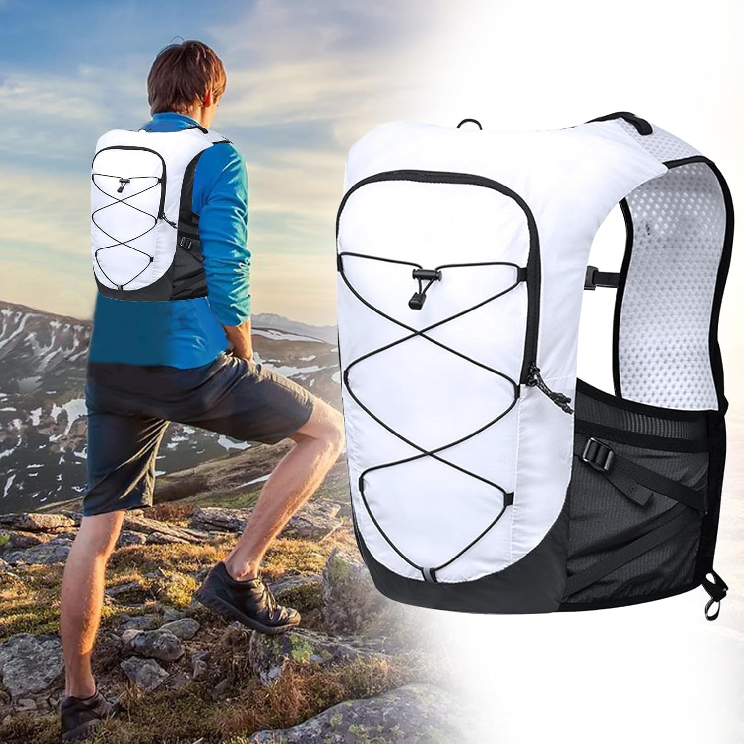 Trail Running Hydration Vest | Marathon & Cycling Water Backpack