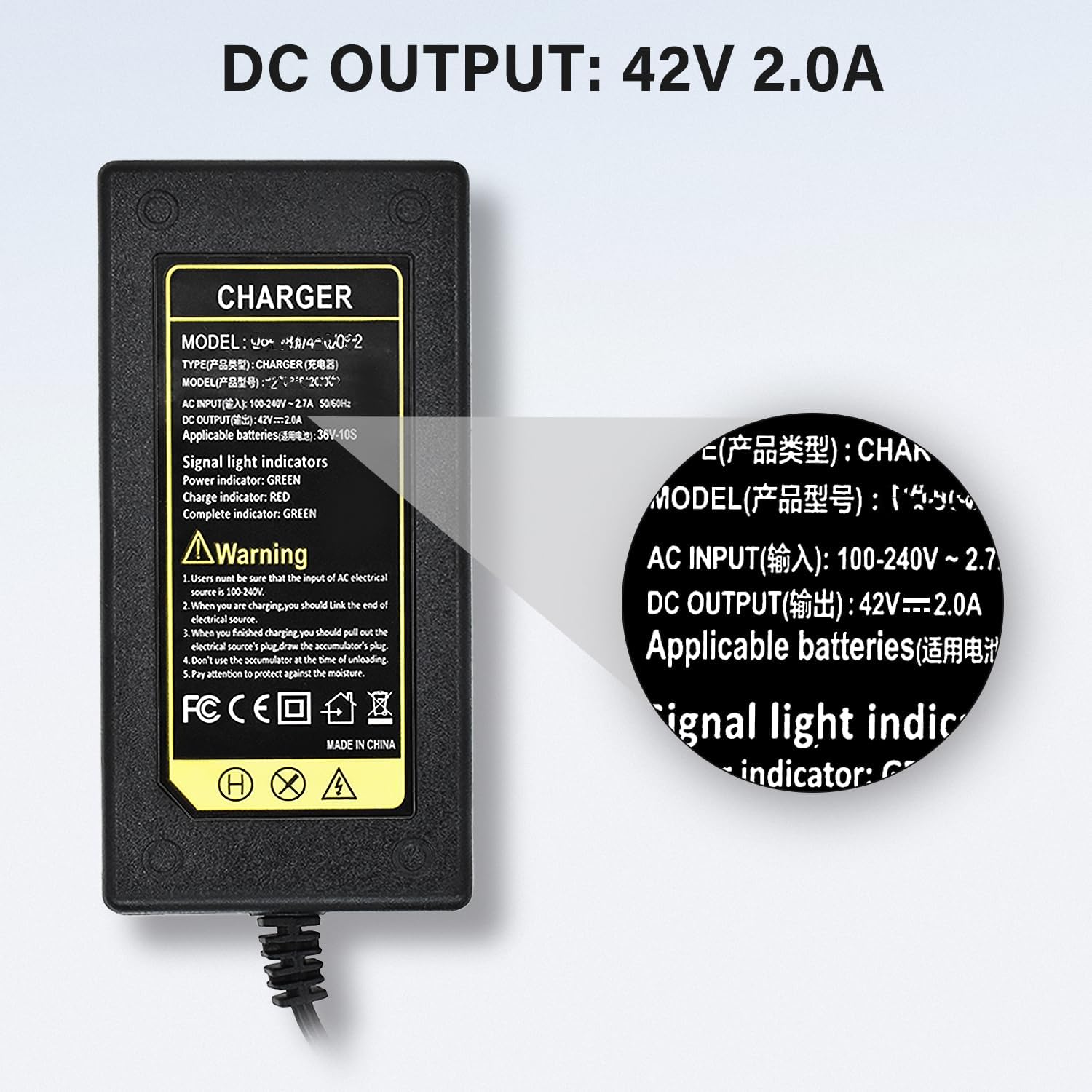Universal Replacement Power Charger with Seven Piece Adapter Set